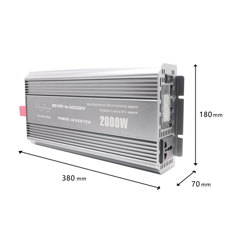 Frequency mico car pure sine wave off grid converter DC to AC 12V 24V 1.5K 2KW 3KW 4KW generator solar inverter