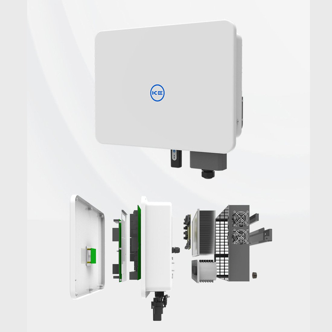 75KW industrial and commercial grid-connected intelligent energy controller three-phase hybrid solar inverter comercial use