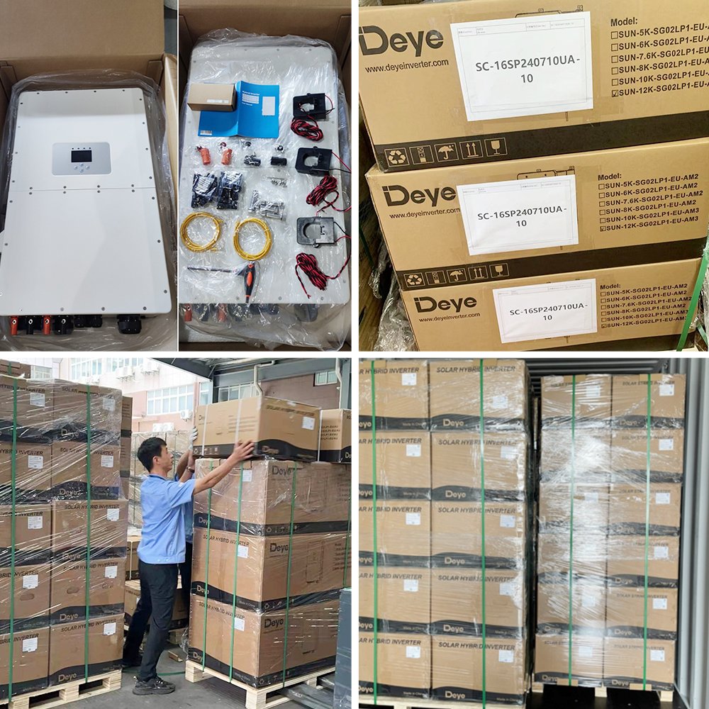 Deye Dc Ac Solar Inverter Full Automatic 4Kw 5Kw 8Kw Hybrid Inverter Single Phase Ip65