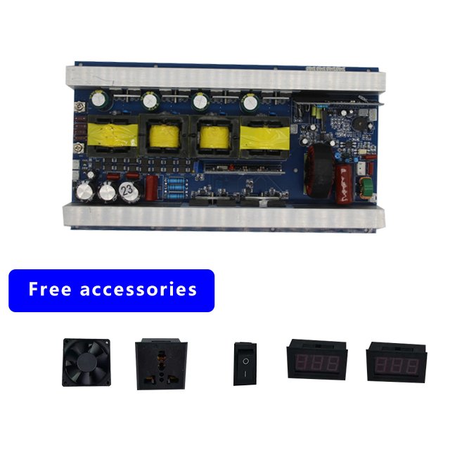High Frequency 12Vdc 24 vdc to 220Vac 230 ac 1000 watt output pcb mother board for solar inverter