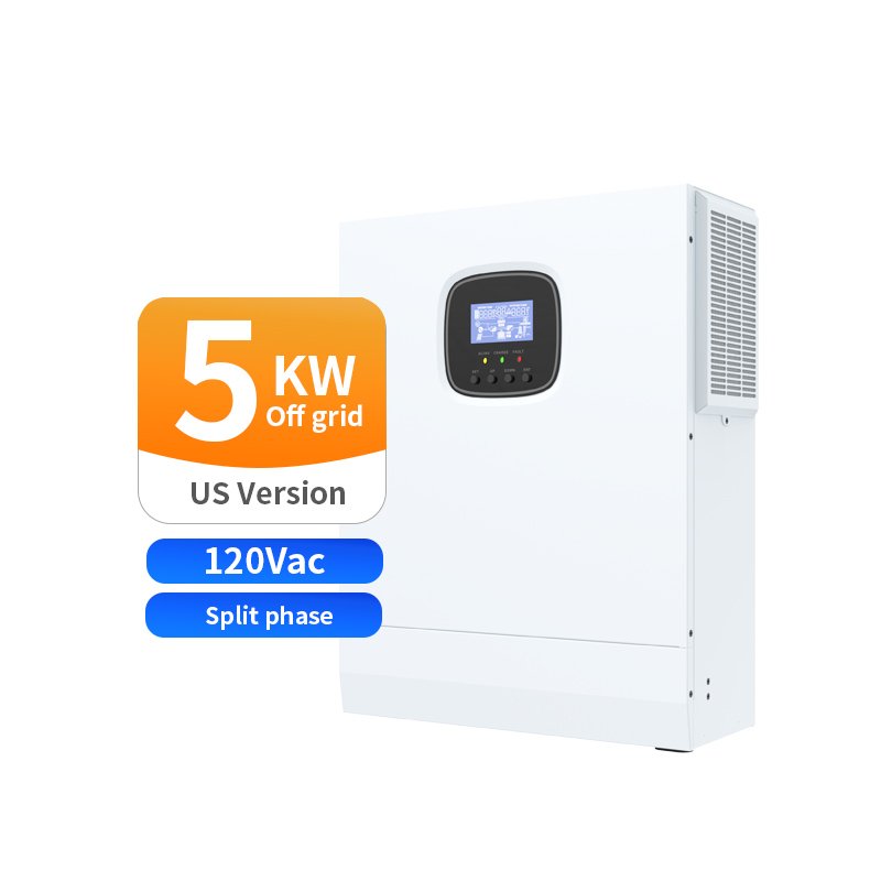 SRNE 5kw Off Grid Solar Inverter HSI 5000U US Standard Voltage Inverter 48v without Battery