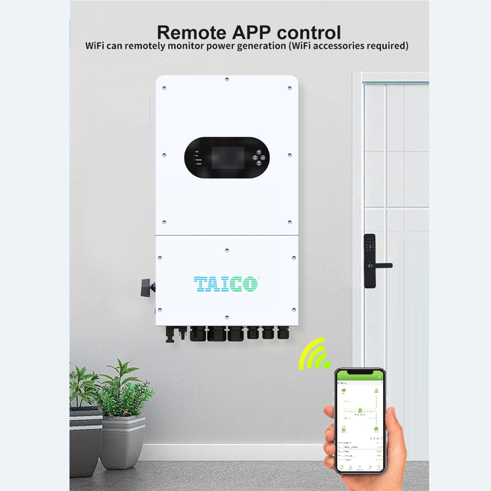 TAICO Solar Panel Hybrid System Hybrid 10kw solar inverters 3kw 10kw 5kw Hybrid solar inverter For Home
