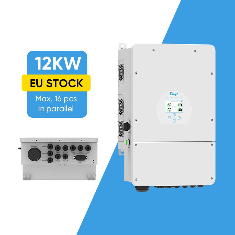 Deye Latest Hybrid Solar Inverter For Energy Storage System 12Kw Sun-12K-Sg02Lp1-Eu-Am3 Inverters Solar Hybrid