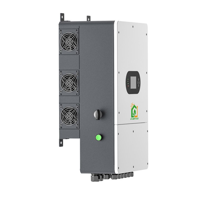 High quality 8kw single phase hybrid inverter 220/230V PD0080G-SPM-EU pv input 10400w ip65 solar inverter 8kw for home use