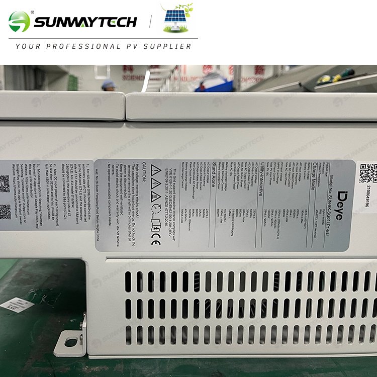 EU warehouse deye SUN-8K-SGO1LP1-EU single phase hybrid solar inverter