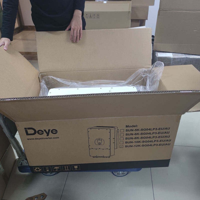 Deye Hybrid Solar Inverter 3.6kw 5kw 8kw 10kw 12kw Single Three Phase Hybrid Solar Inverter for SUN-12K-SG04LP3-EU