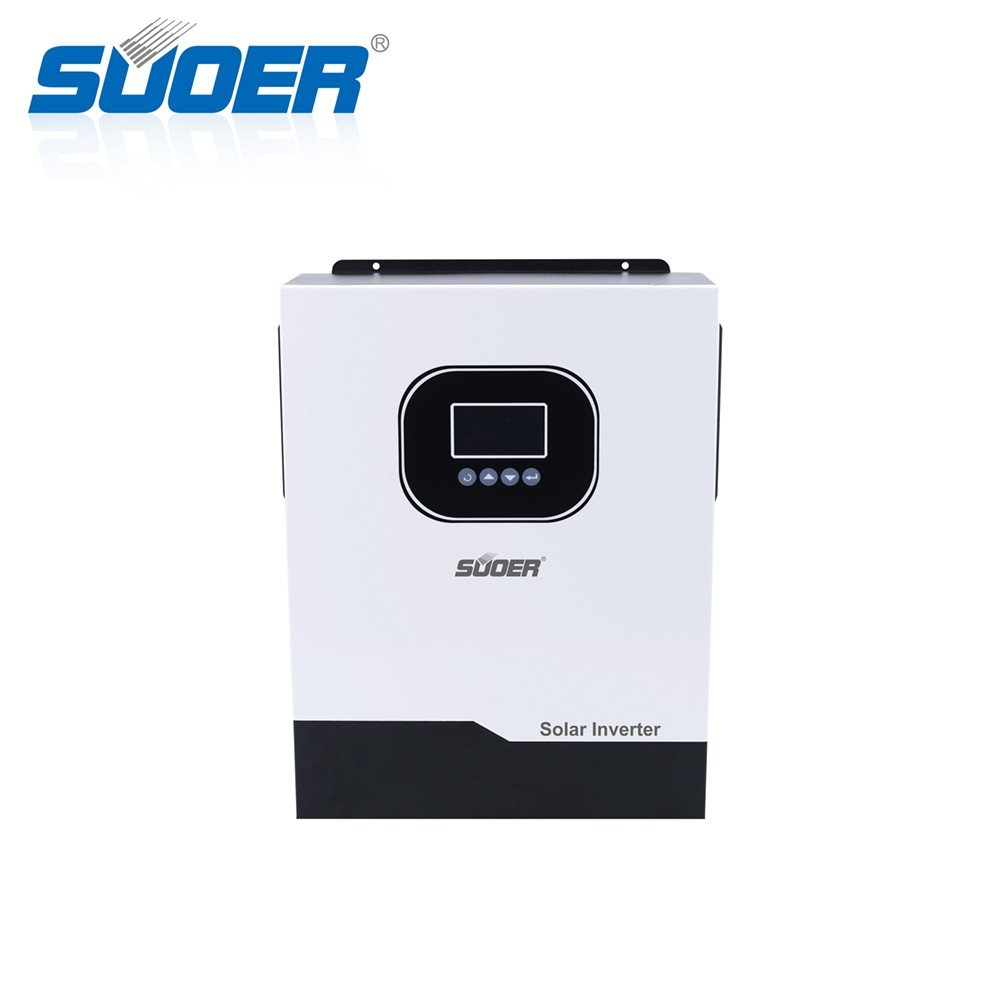 SUOER hot sale 6200 watts power pure sine waveform inverter hybrid solar invert 6.2kw mppt solar hybrid inverter