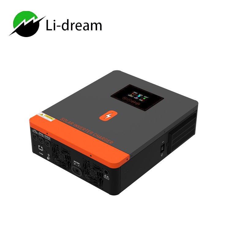 PowMr New 6.2KW 48V Hybrid Solar Inverter USB Communication Port 220V Grid Inverter Single AC MPPT System 60Hz sine wave Solar