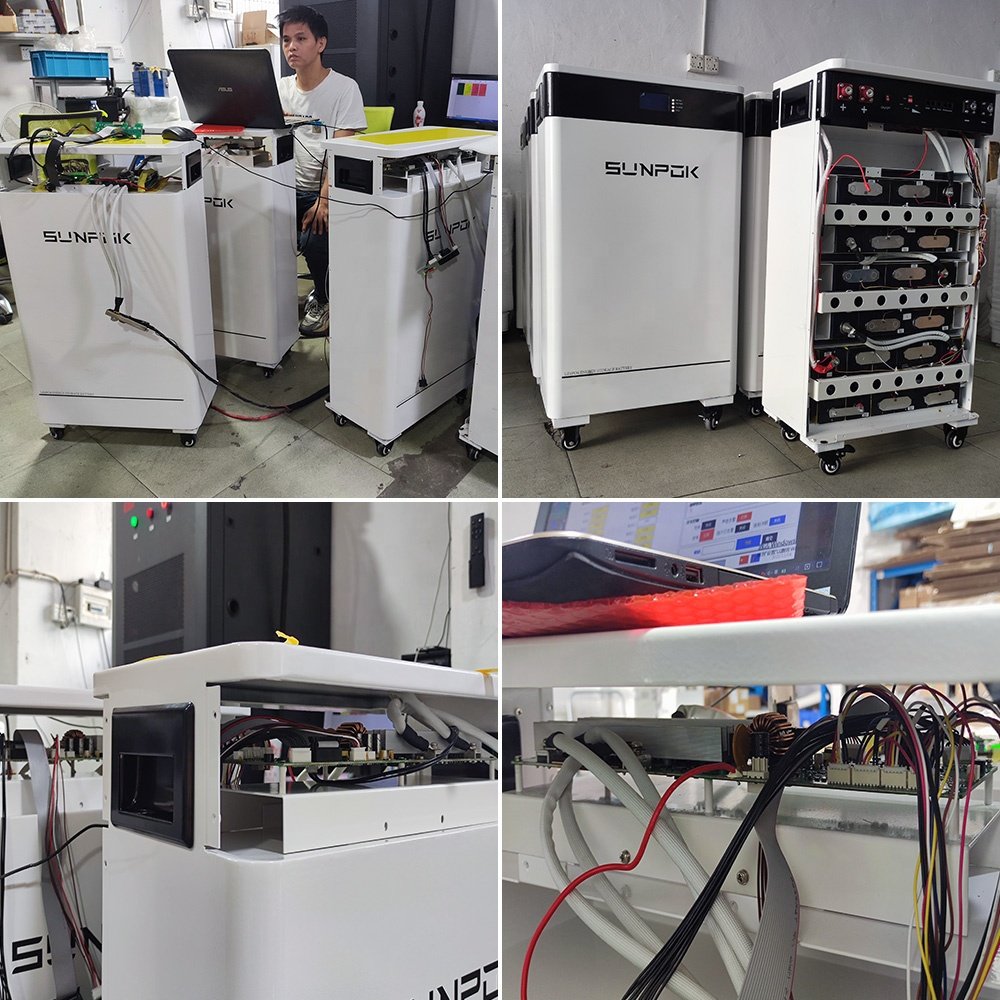 5kw 10kw Hybrid On-Off Grid Home Solar Panel Kit 48V Hybrid Inverter MPPT Controller 500W 6KW Energy System