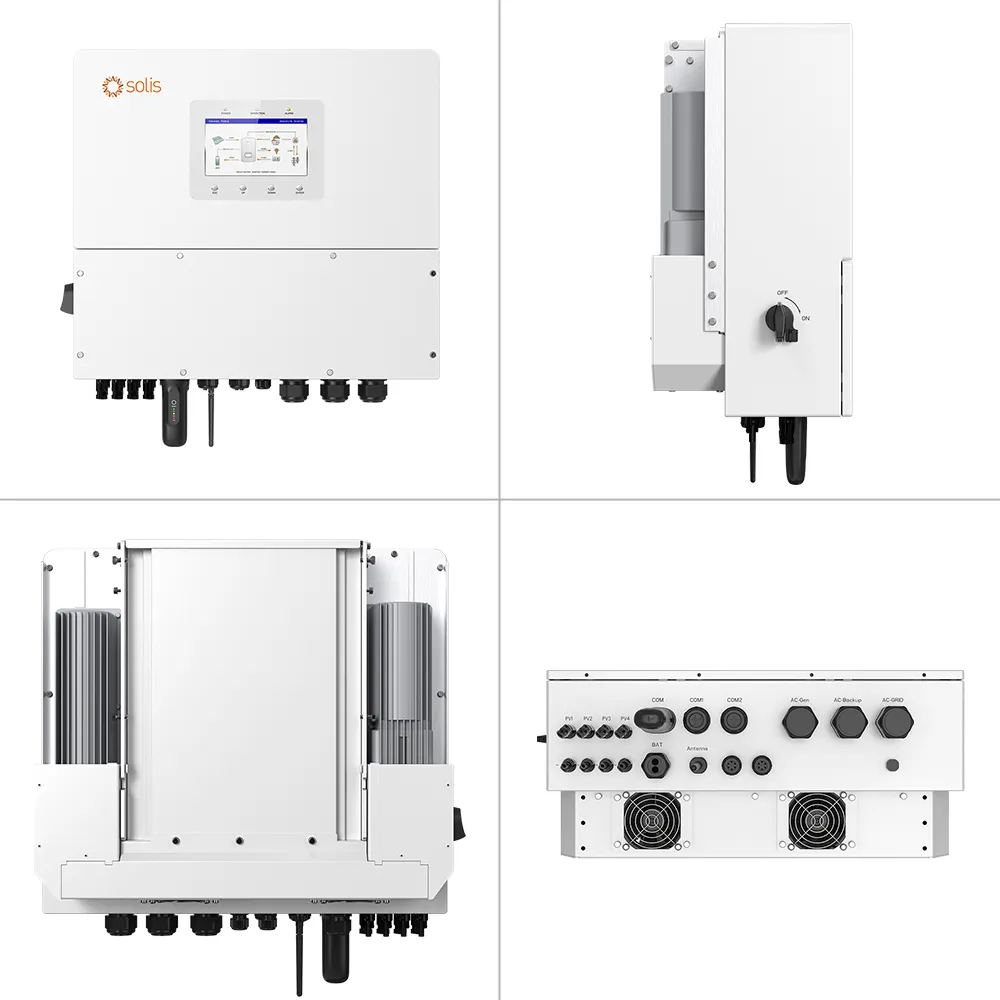 Solis Hybrid Solar Inverter 48v Mppt 12kw 15kw Inverter Solar Energy System 20kw Hybrid