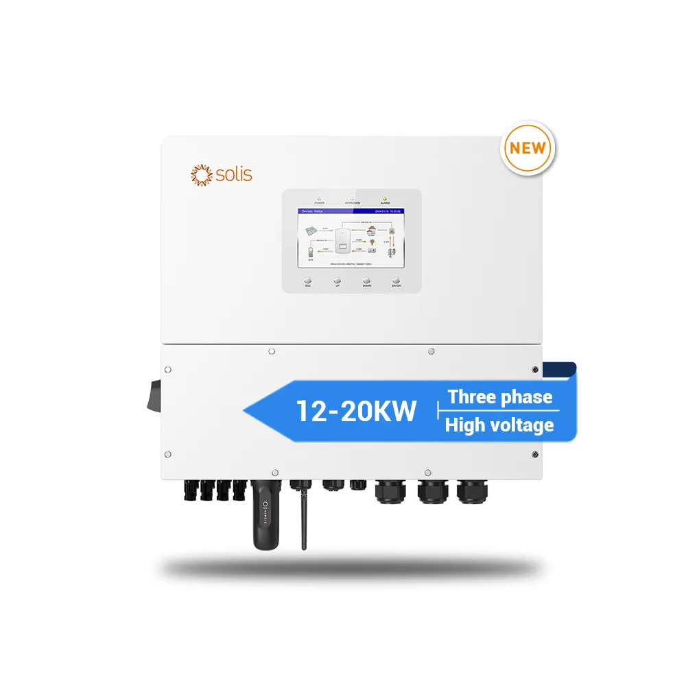 Solis Hybrid Solar Inverter 48v Mppt 12kw 15kw Inverter Solar Energy System 20kw Hybrid