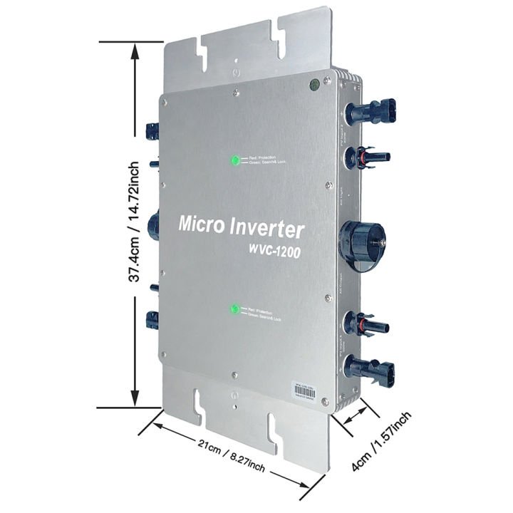 Y&H 1200W Waterproof Micro Grid Tie Inverter DC22-50V to AC180-260V