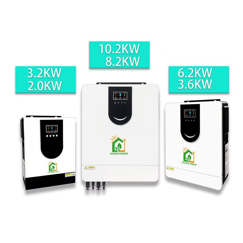 3Kw 5Kw 8Kw 10Kw Off On Grid Invertor 24V 48V Hybrid Solar Inverter Pure Sine Wave Solar Inverters With MPPT