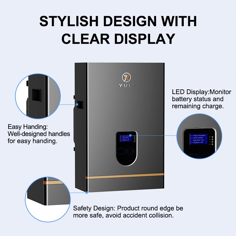 Power wall battery lifepo4 solar wall-mounted power supply 48v100ah 5kwh 10kwh household lithium battery solar energy storage
