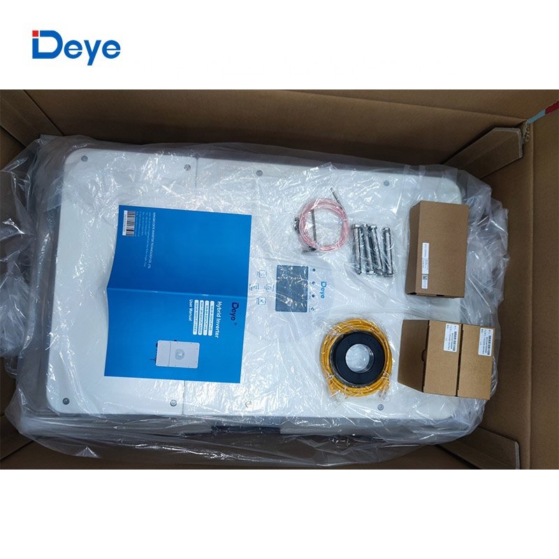 2024 New Deye SUN-8K-SG01LP1 EU Version Hybrid Solar Inverter Single Phase 5KW 6KW 8KW 10KW 12KW with 48V LiFePO4 Battery