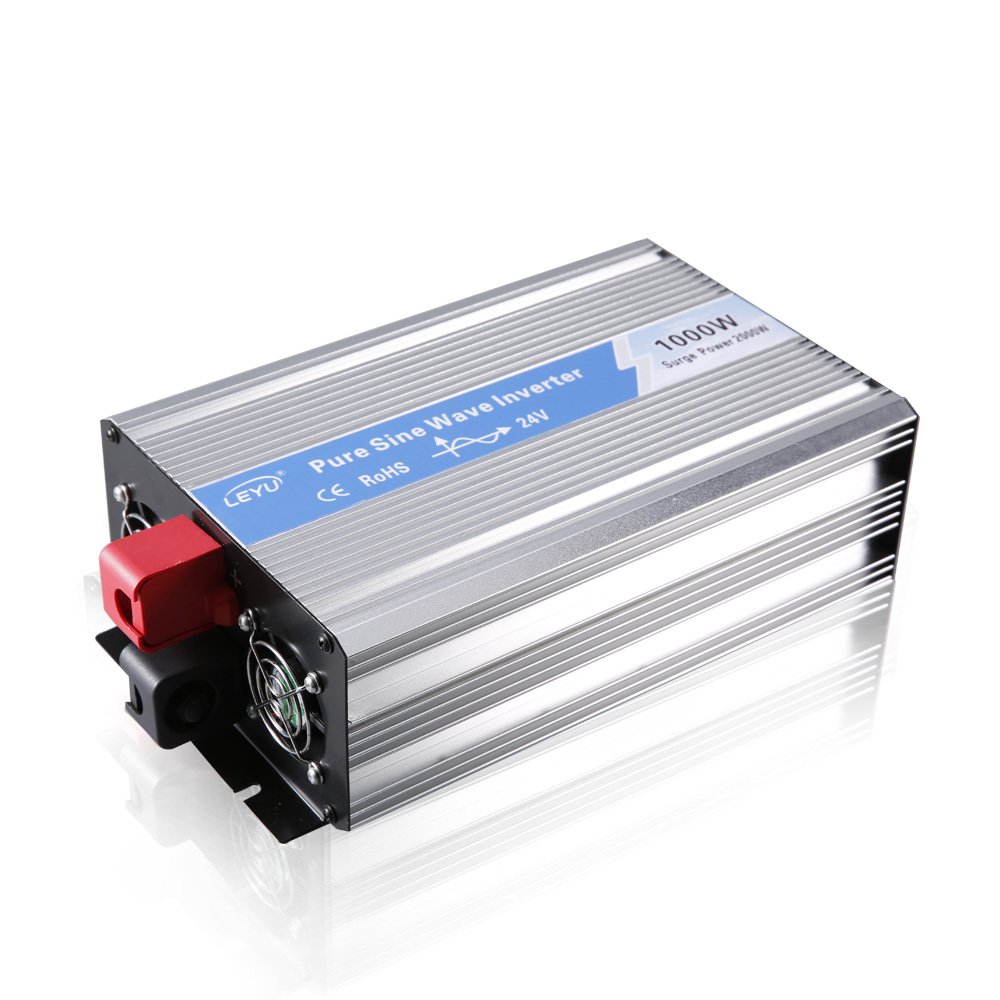 1000W 12V 24V 48V DC pure sine wave inverter ac 110v 220v ac air conditioner generator solar inverter with battery lithium