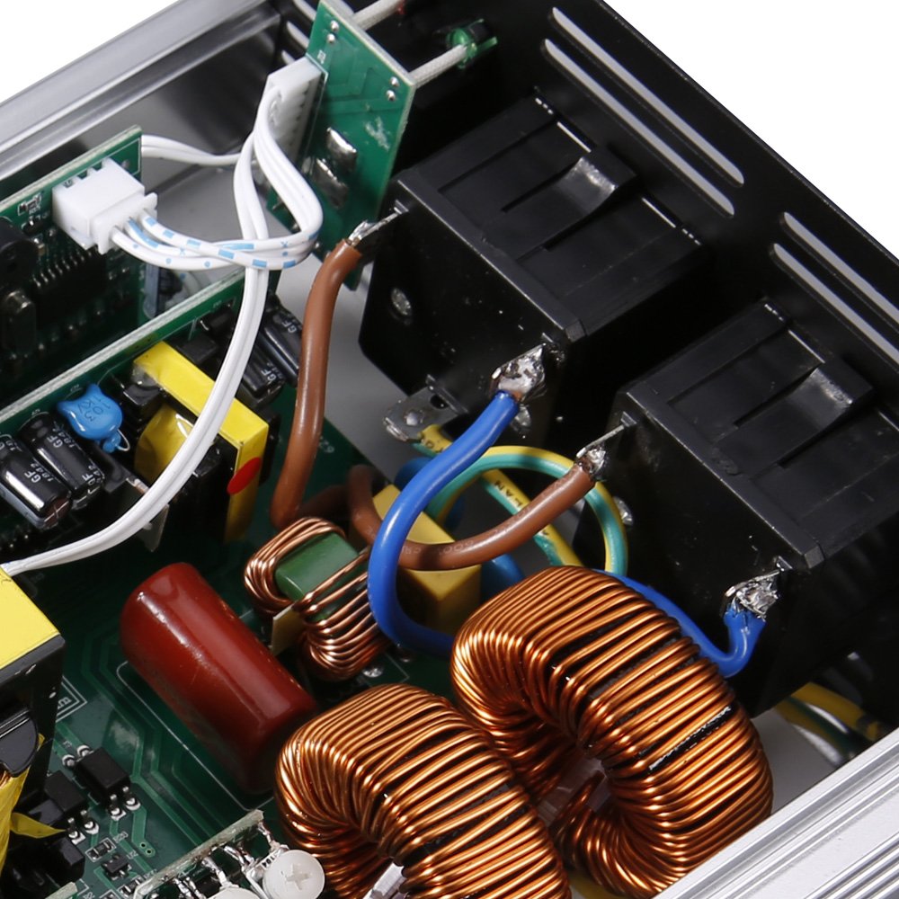1000W 12V 24V 48V DC pure sine wave inverter ac 110v 220v ac air conditioner generator solar inverter with battery lithium