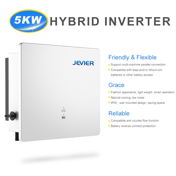 single phase 5000w 48v Hybrid Solar Inverter 5kw 8kw With Mppt For Solar Power System For Home And Government