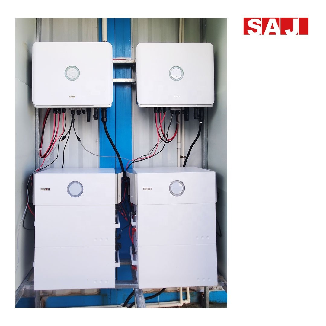 SANJ 5kWh 10kwh Hybrid Solar Inverter Lithium Battery All In One Energy Storage System with Inverter