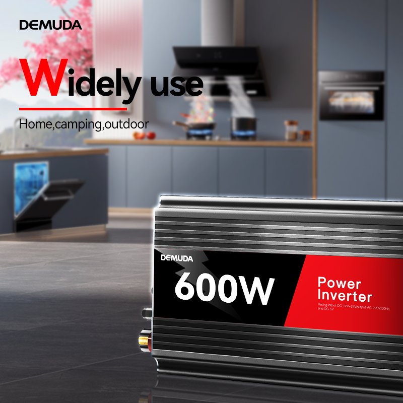 Portable Electric Power Inverter 72v Dc 220 Ac 12v 24v 48v 1kw 600watt 2kw Car Converter Solar Power System Battery Inverter