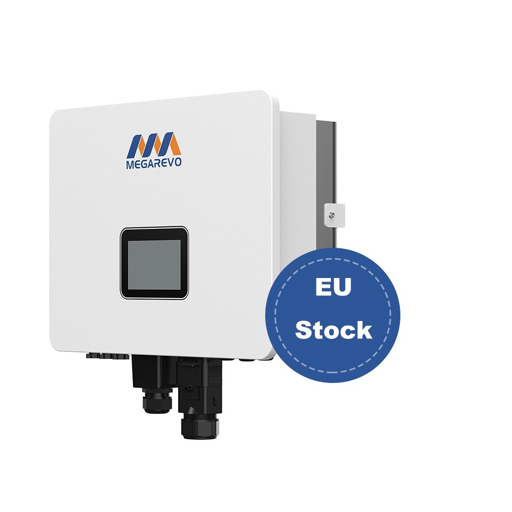 EU Stock Solar Inverter Megarevo Hybrid Inverters for Home Energy Storage System Three Phase 8kw 10kw 12kw Inverters
