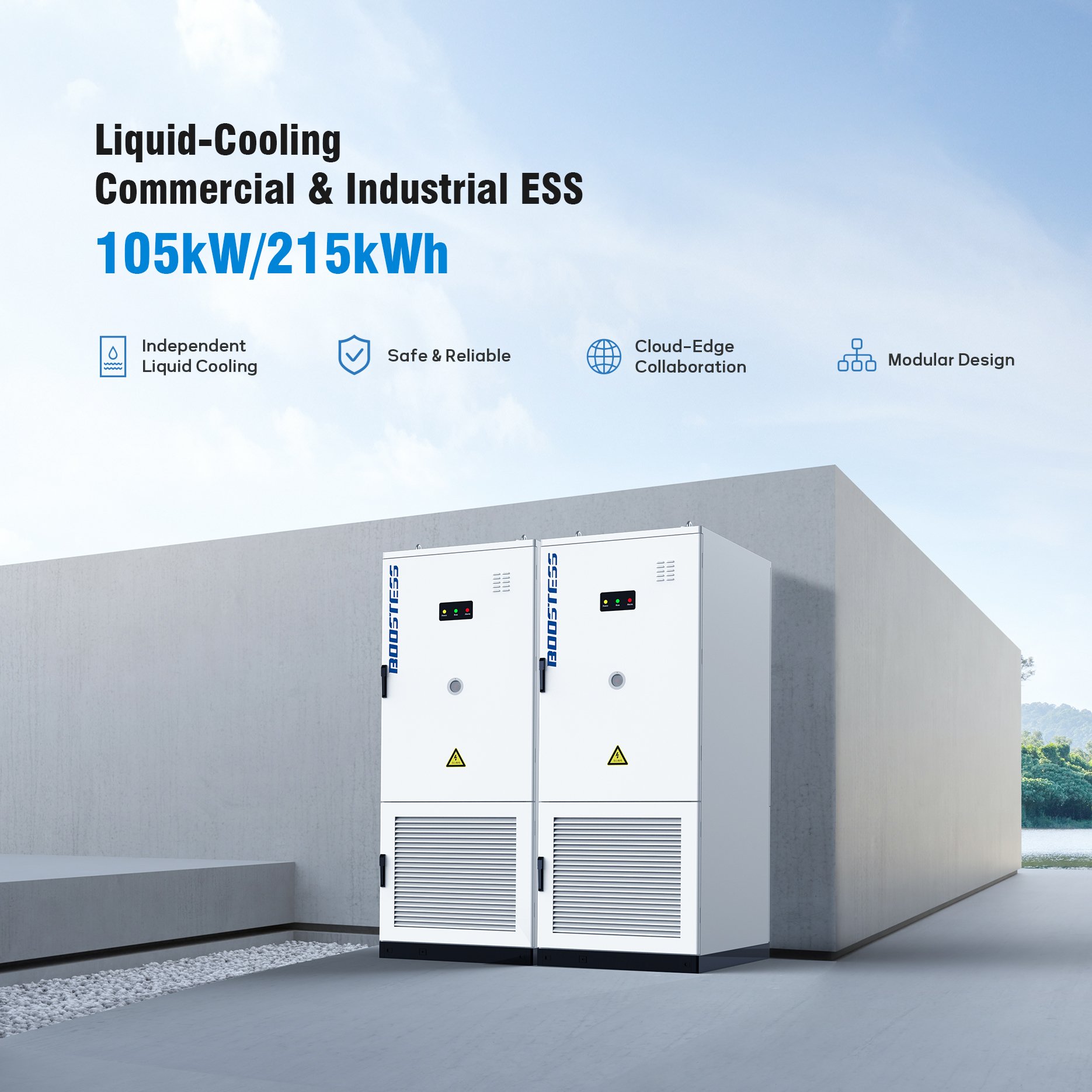BoostESS PCS 100KW/250KW/500KW/630KW/1MW Battery Inverter For Hybrid Solar System Solar Inverter With Solar Charge Controllers