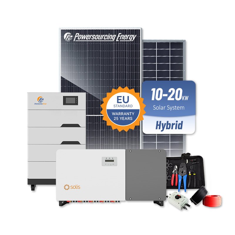 10KW Hybrid Solar System Home Energy Storage System 5KW Solar Kit Factory Price Solar Panels With Battery And Inverter