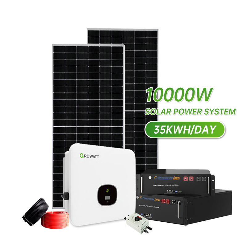 10KW Hybrid Solar System Home Energy Storage System 5KW Solar Kit Factory Price Solar Panels With Battery And Inverter