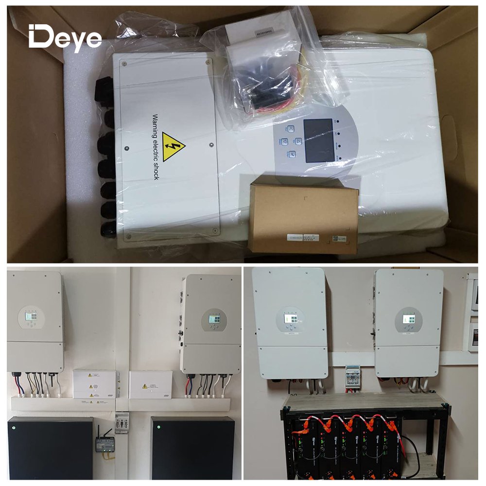Popular in Europe Deye 12KW hybrid solar system for home use