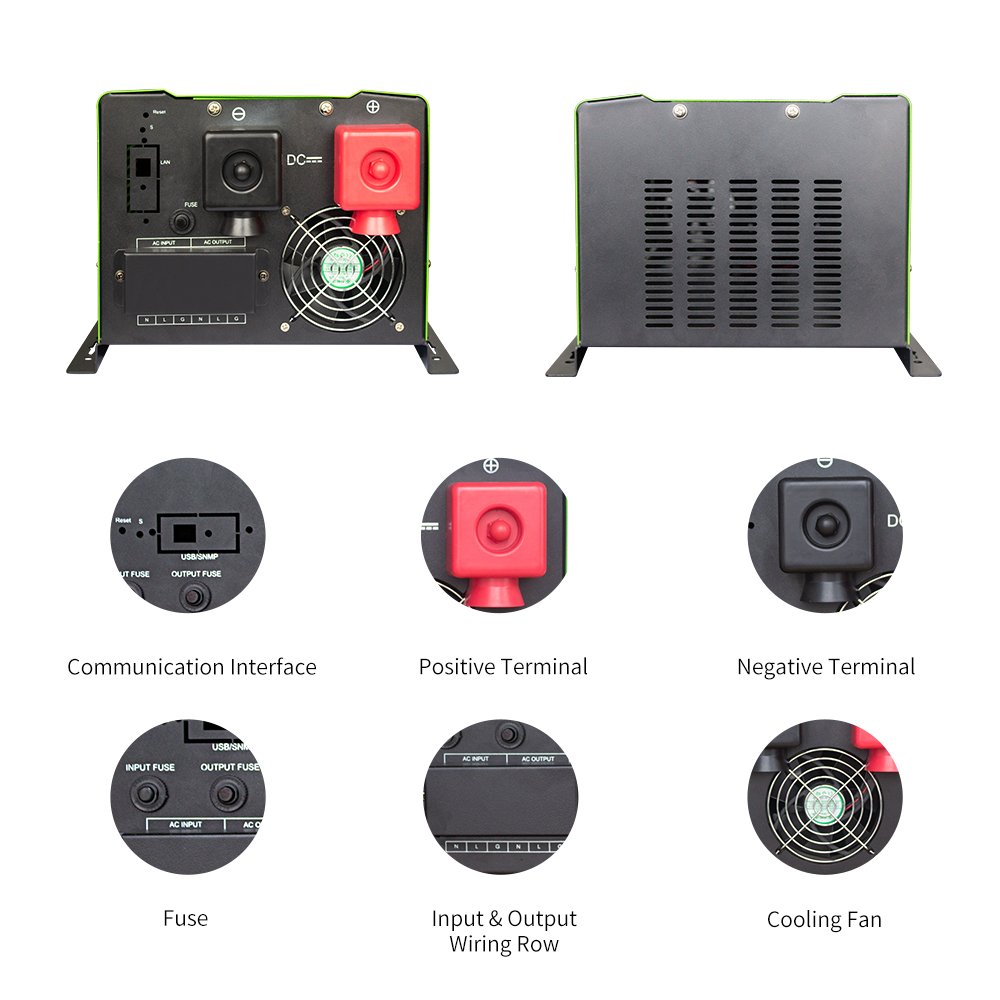 Gyopo Factory Price Hybrid Solar Inverter Pure Sine Wave Solar Power Inverter 1000W 2000W 3000W 4000W 5000W