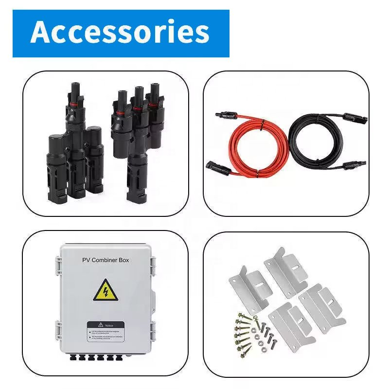 Off Grid Solar Energy System 3kw 5KW 10KW Hybrid Solar Power System Home Solar Panel Complete Kit with inverter