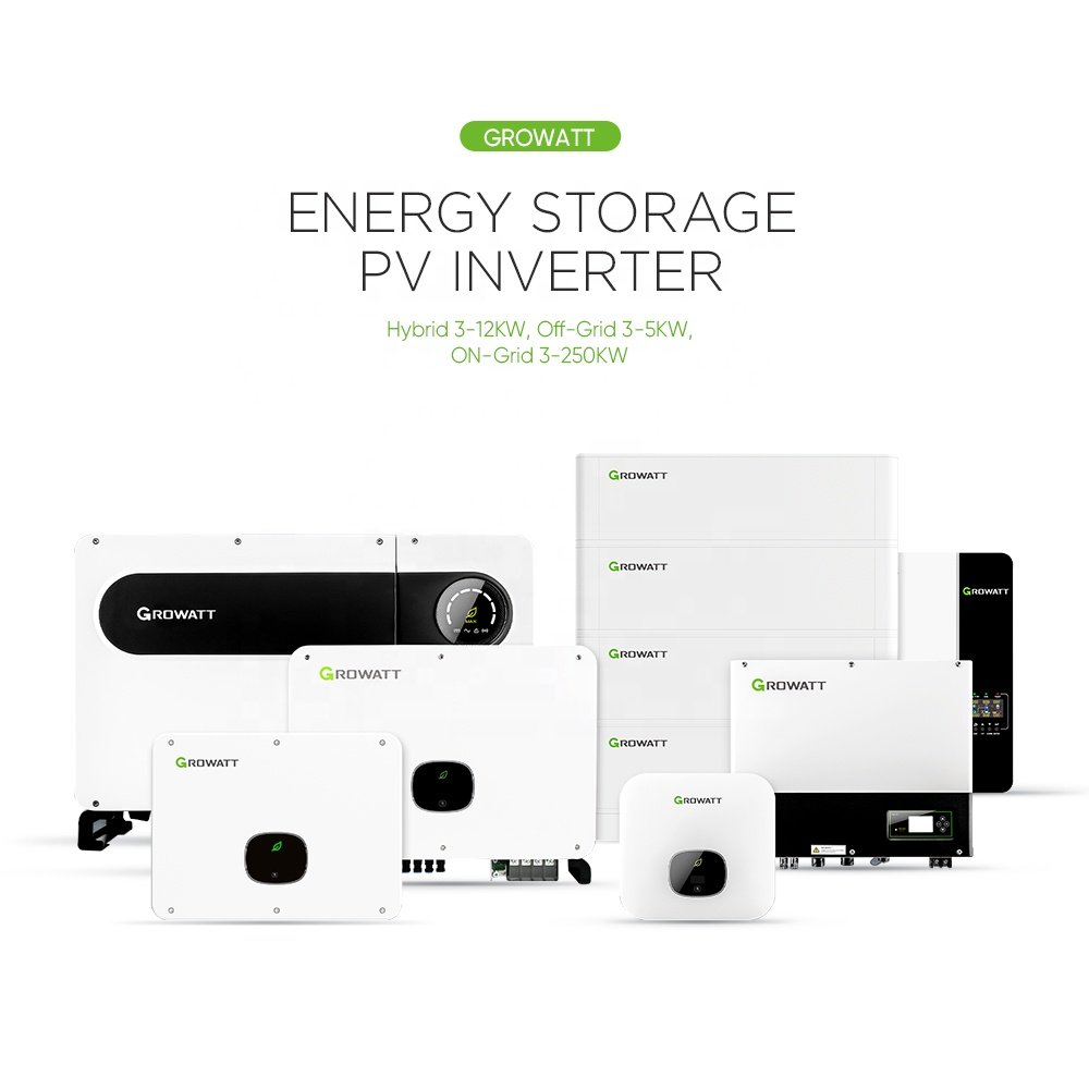 Good Quality Price Growatt 50Kw 60Kw 70Kw Solar Inverter On Grid Energy Storage