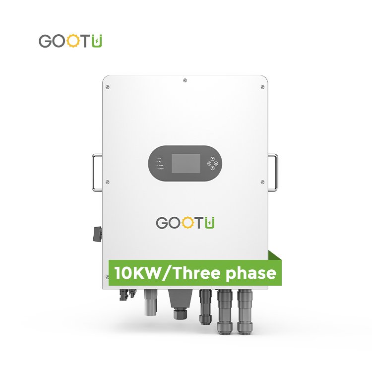 GOOTU 380V IP65 10KW Low Voltage Three Phase Hybrid Solar Inverter With WiFi Module And MPPT Solar Charge Controller