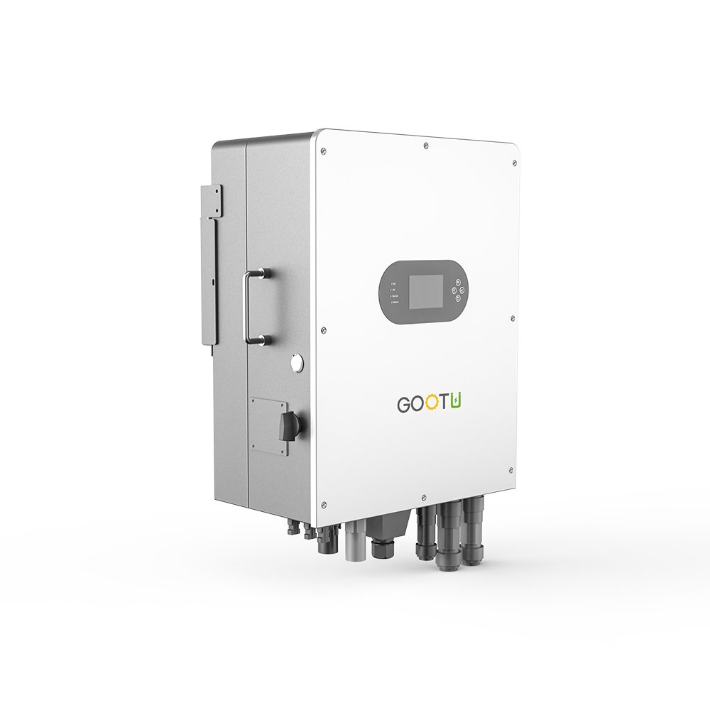 GOOTU 380V IP65 10KW Low Voltage Three Phase Hybrid Solar Inverter With WiFi Module And MPPT Solar Charge Controller