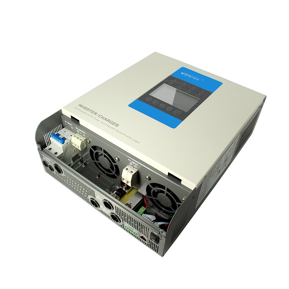 EPEVER UP3000-M2142 UP3000-M3322 24V 48V to 220V/230V pure sine wave off inverter 3000W power inverter with mppt controller