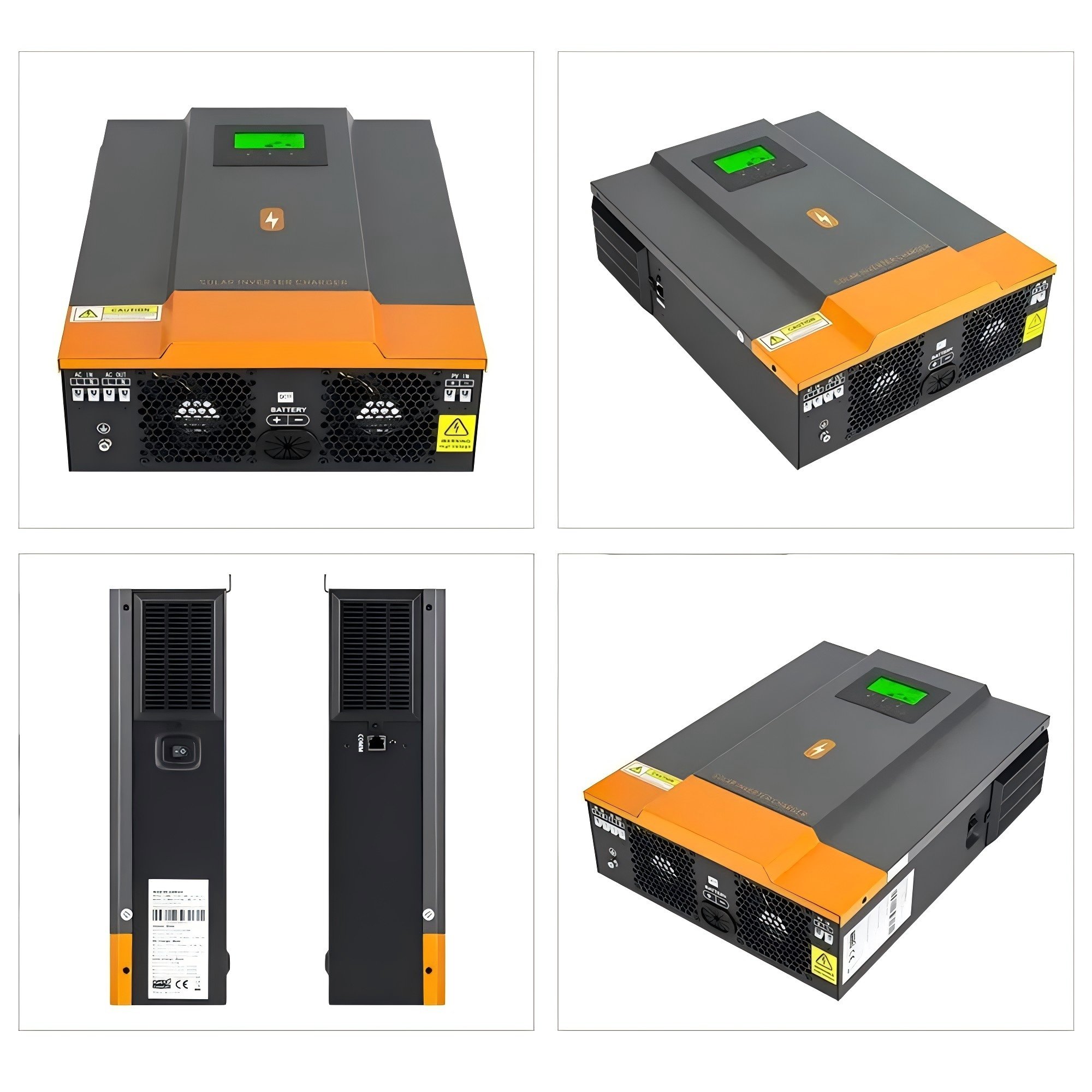 PowMr Single Phase 1.6KW 12Vdc 3KW 24Vdc All in one Inverter 220Vac Off grid Solar Inverter for Home Appliance
