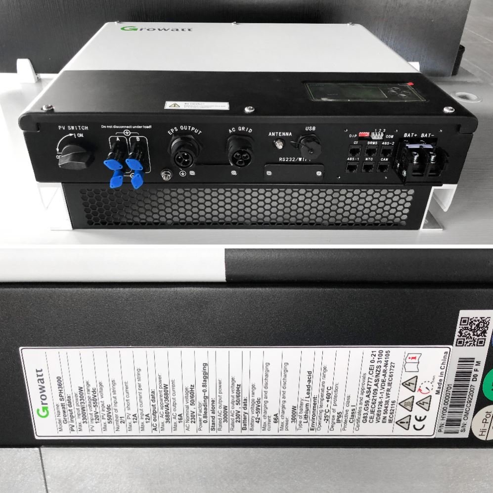Solar Inverter Growatt Inverter 3kw 4kw 5kw 6kw 7kw 8kw 10kw on grid hybrid solar inverter manufacturer