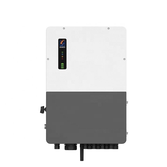 8kw 120V/240V Remote Software Adjustable Power Household Hybrid Low Voltage Phase Separated Solar Inverter For The US