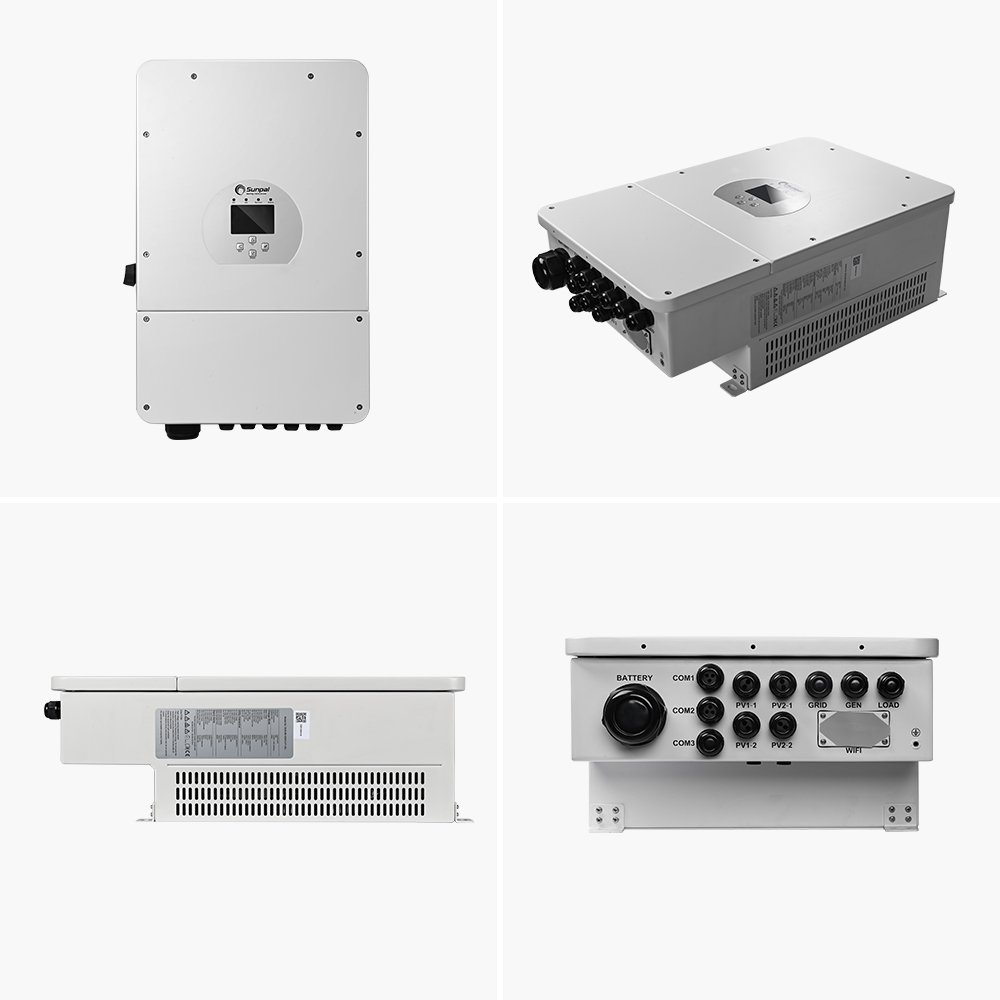 Sunpal Single Phase Hybrid Solar Inverter 5000W 6Kw 8Kw Dc To Ac Solar Power Inverter With Mppt Low Price