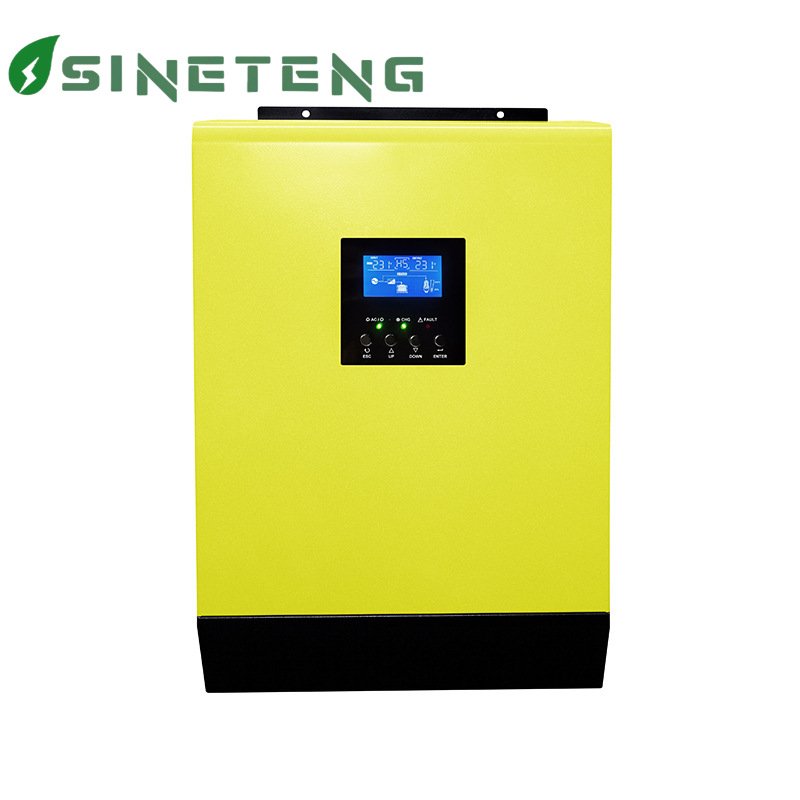 High quality 5KW On/Off grid Hybrid MPPT Pure sine wave High efficiency Solar inverter Single Phase Solar Inverter