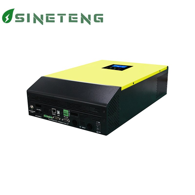 High quality 5KW On/Off grid Hybrid MPPT Pure sine wave High efficiency Solar inverter Single Phase Solar Inverter