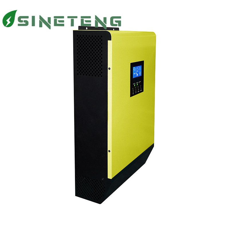 High quality 5KW On/Off grid Hybrid MPPT Pure sine wave High efficiency Solar inverter Single Phase Solar Inverter