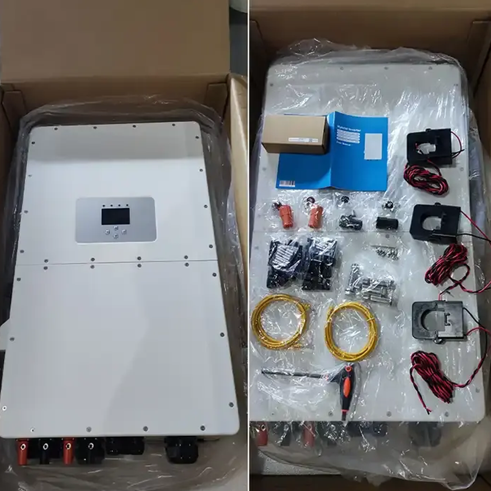 Deye 50kw 40kw 30kw 25kw 20kw 3 Phase Hybrid Inverter High Voltage Inverter EU AM2 BM4 commercial solar inverter