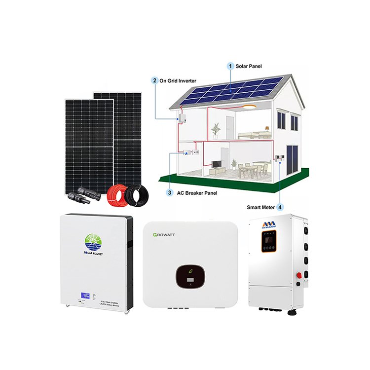On Grid System 5Kw Lithium Battery Off Grid Solar Power System For Solar Power Kit
