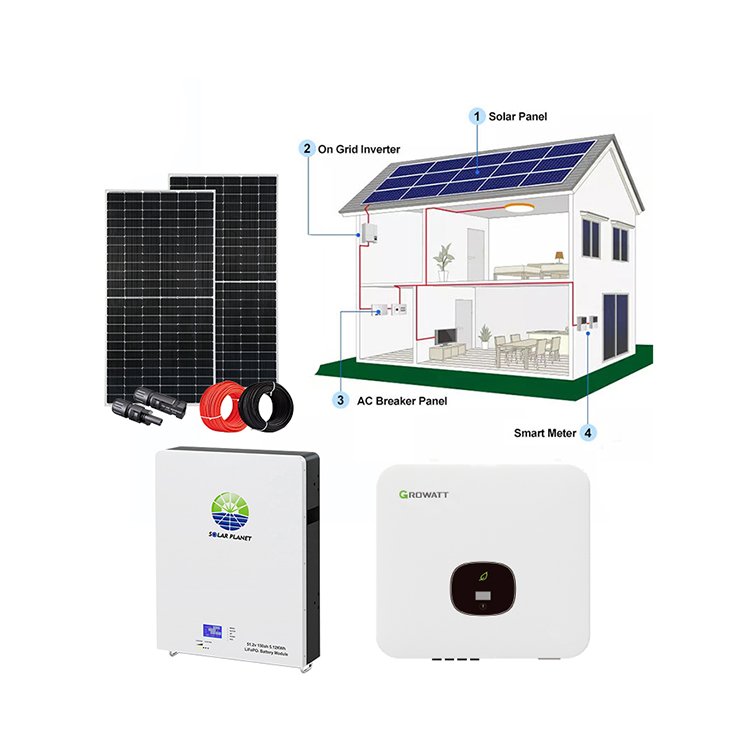 On Grid System 5Kw Lithium Battery Off Grid Solar Power System For Solar Power Kit