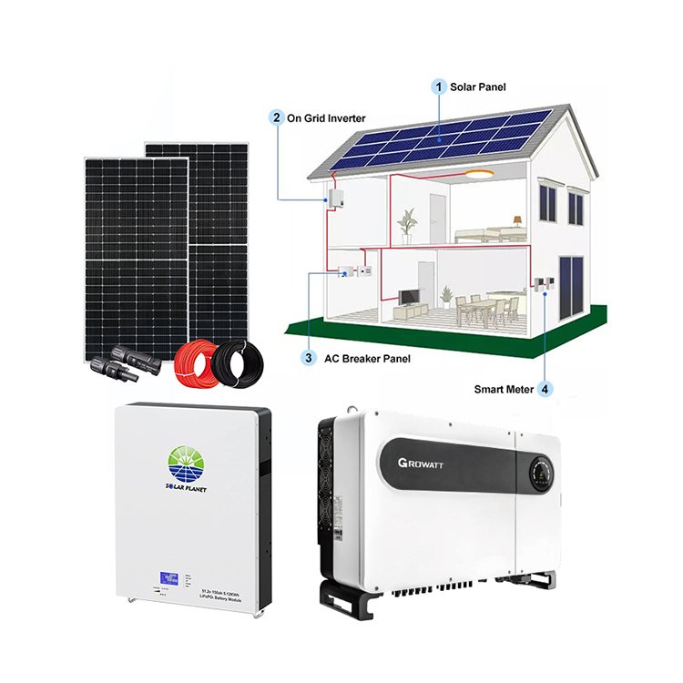 On Grid System 5Kw Lithium Battery Off Grid Solar Power System For Solar Power Kit