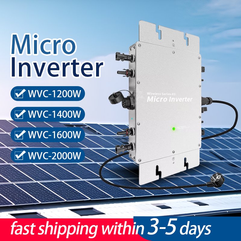 800w Micro Inverter 600w Solar Inverters 700w Microinverter 2 Solar Panels Grid Tie Inverter Micro With Mppt Tracking