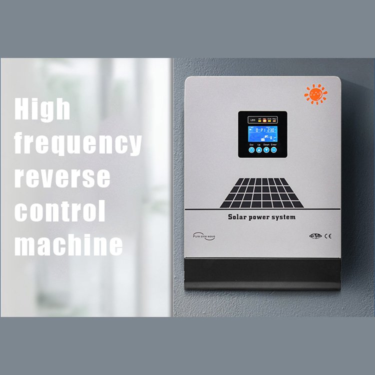 Customized household 3000W 5000W high frequency off-grid inverter, with MPPT controller hybrid solar inverter