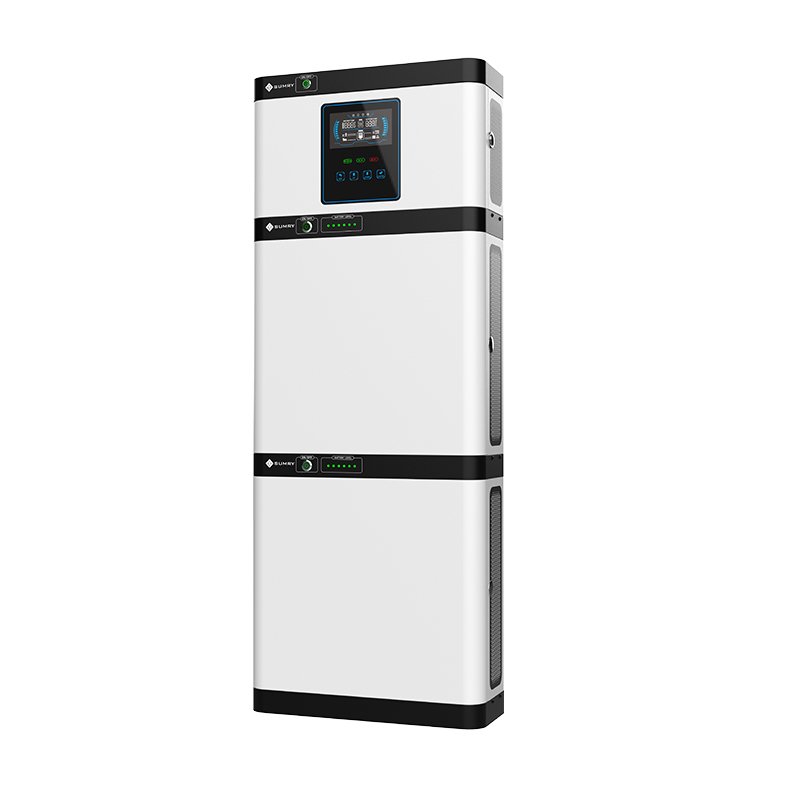 Solar Energy Storage System with Lithium Battery Full Set For Home LiFePO4 4.5KW 6.5KW on/off grid solar inverter