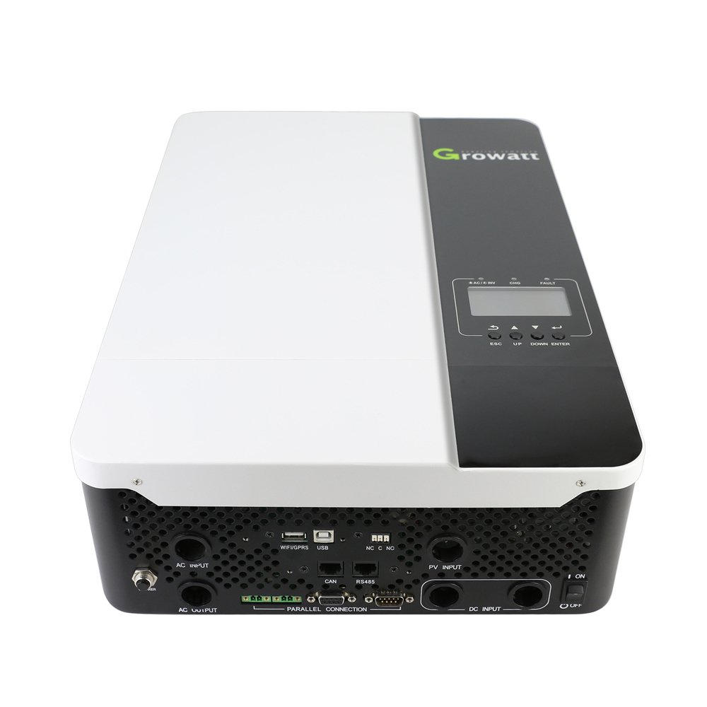 Factory Direct Sale Growatt Solar Power Inverter Hybrid High Frequency Pure Sine Wave Off Grid Inverter SPF3500ES 3.5kw 5.5kW